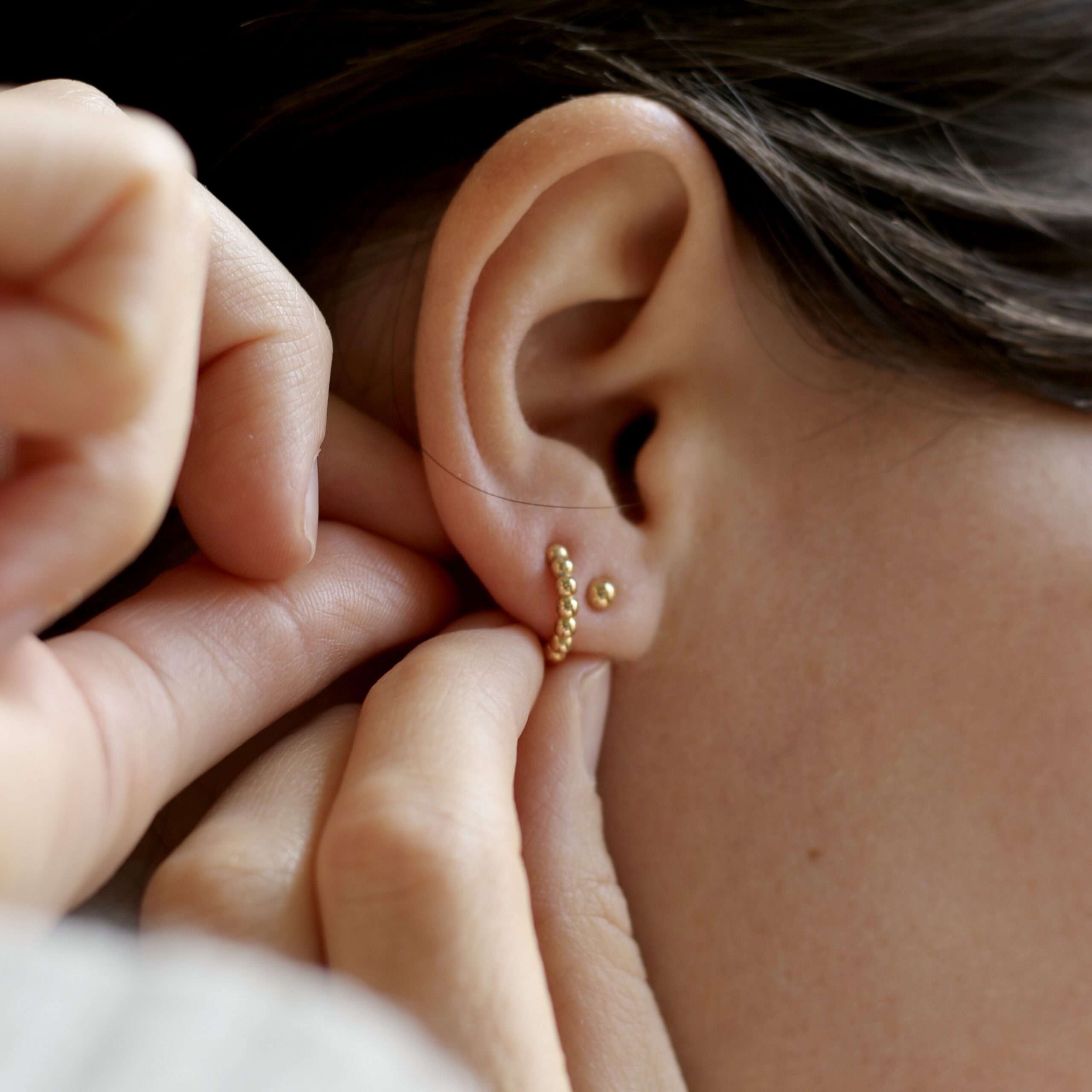 Boucles d'oreilles éthiques en Or Vermeil