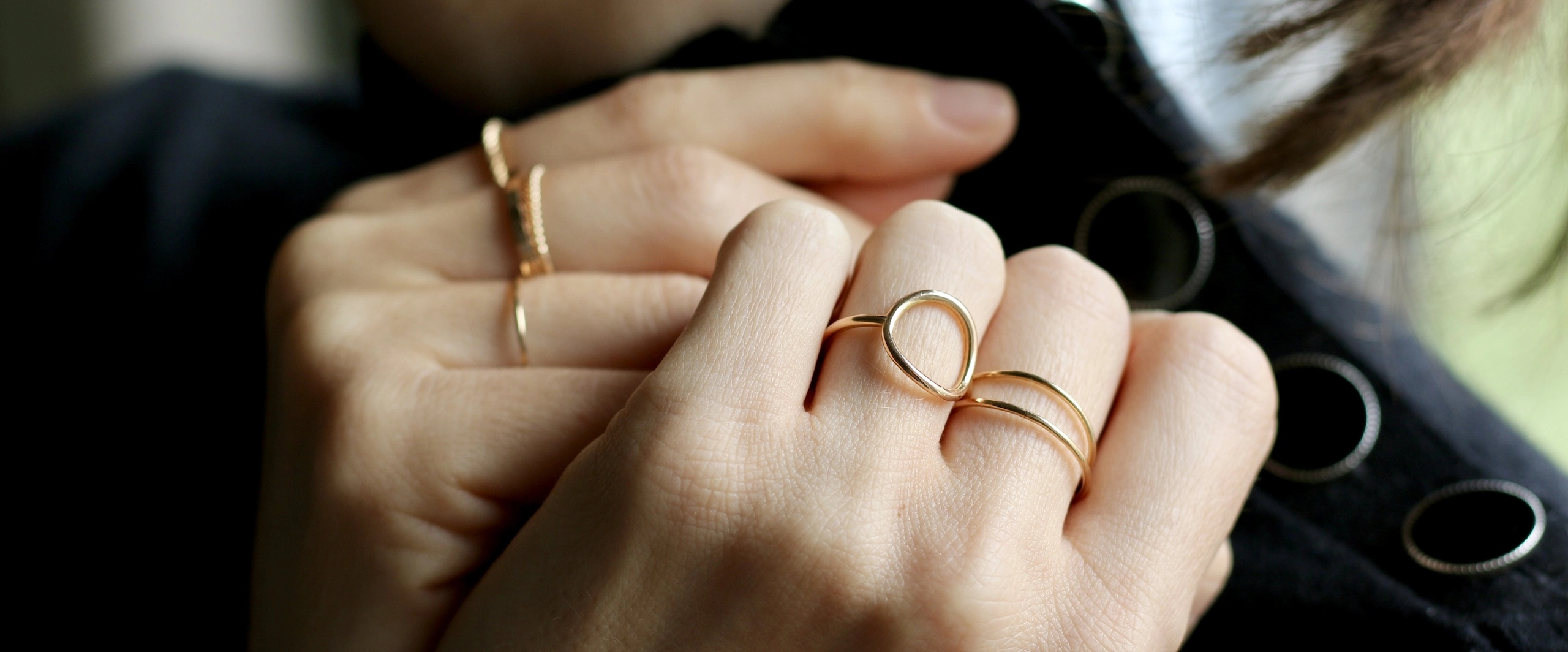 Bagues fines en vermeil pour femme