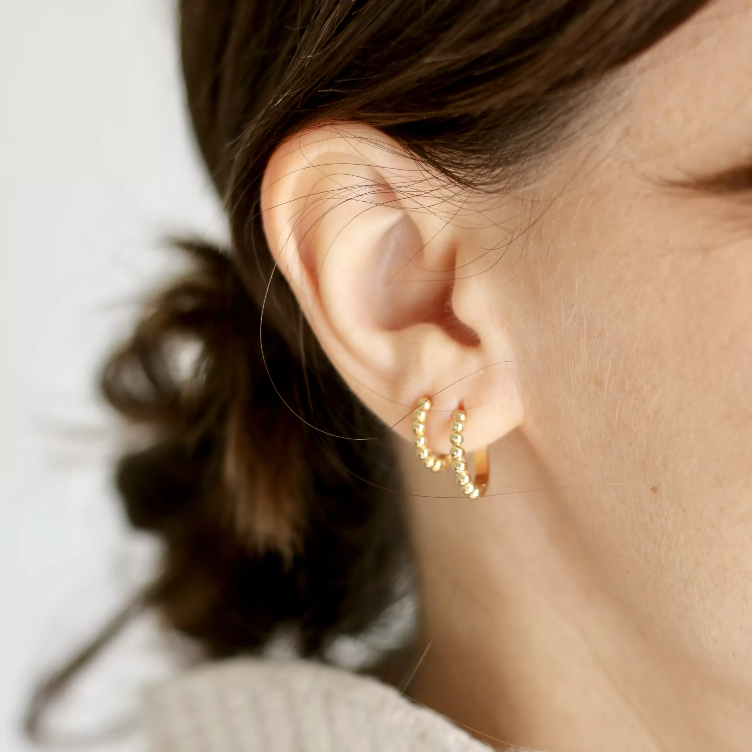 Boucles d'oreilles en vermeil pour femme